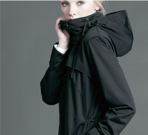 A closer look at the black parka by Protected Species